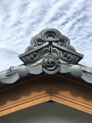 鬼瓦の状態確認